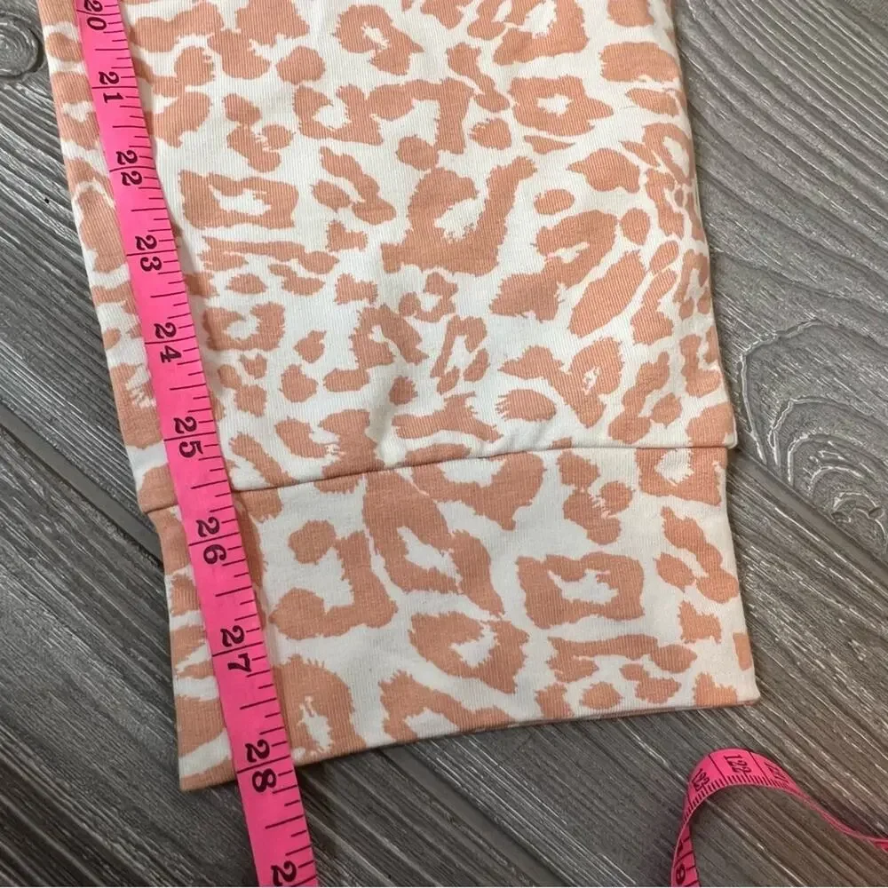NWT Chico’s zenergy Pima jogger animal print leopard ecru sz XL - Picture 4 of 5
